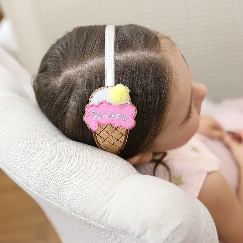 Детский обруч для волос милый с большим мороженым аксессуары девочек 1 шт. |