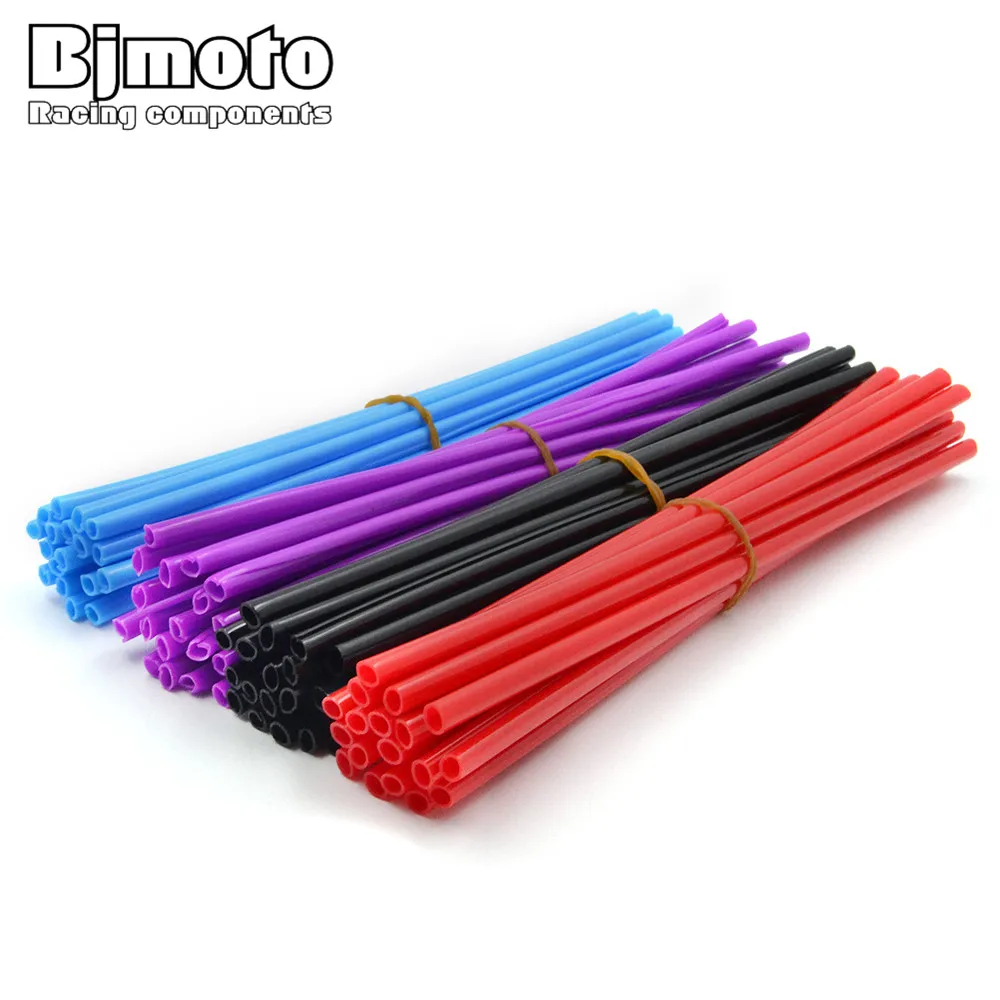 

235mm 9.5inch Wheel Wheel Rim Spoke Skin PVC Cover mix color Motocross For Honda/Suzuki/Kawasaki/Yamaha/BMW Decoration Pit Bike