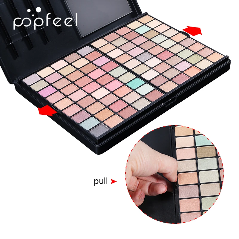 112 color Makeup Sets matte shimmer eyeshadow lipgloss Blush Foundation Easy To Wear Make up Kit Set With Mirror Brush |
