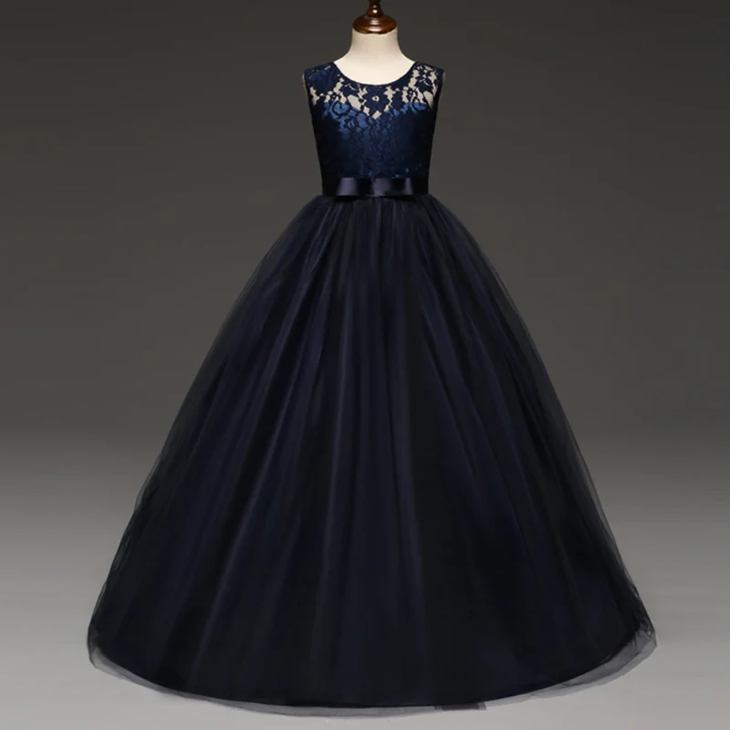 6-14y girl dress ceremony 2018 summer sleeveless princess teenagers girls school prom gowns dresses kids formal clothes | Детская одежда