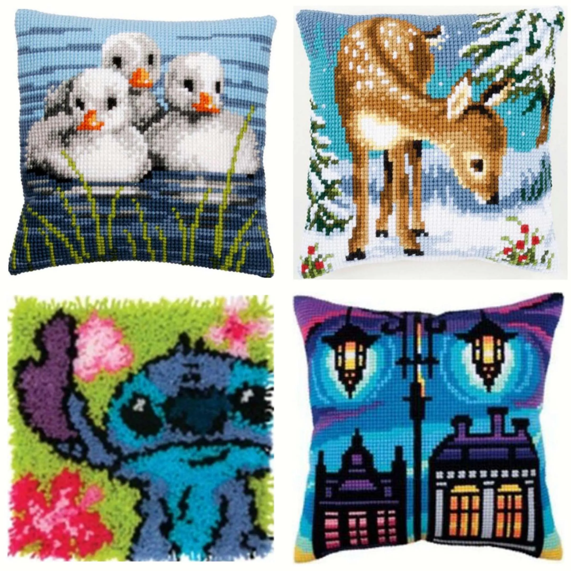 

Cartoon Animal Character Or night scene Pattern New Style Pattern Printed Cushion Cover Pillowcase Sofa Cushions Pillow Cases