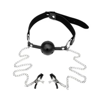 exvoid open mouth gag nipple clip bdsm bondage sex toys for couples flirt breast clamp strap slave restraint head harness