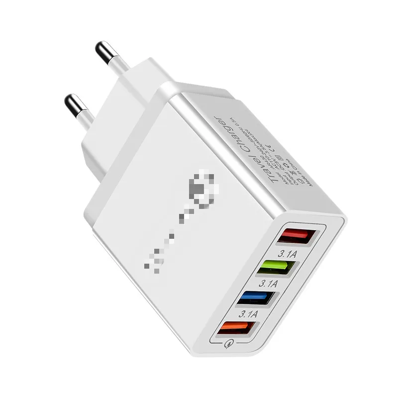 4-Порты USB Зарядное устройство для samsung iPhone huawei стены мобильного телефона 5 V/3.5A Универсальный адаптер быстрой зарядки CinkeyPro - Тип штекера: 4-Ports White