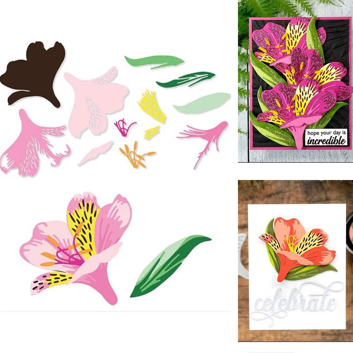 

Lily Petals 2021 Arrival New Cutting Dies Scrapbook Dariy Decoration Stencil Embossing Template DIY Greeting Card Maker Albums