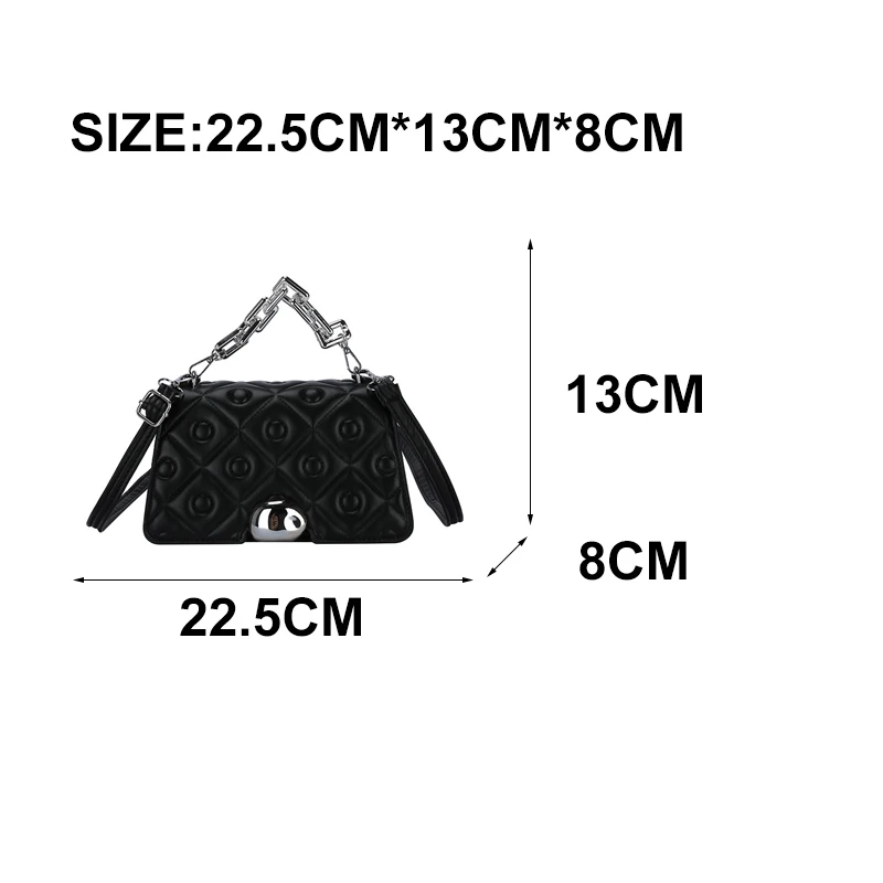 

Women Crossbody Bag Pu Leather Handbag Small Chain Shoulder Bag Summer Soft Shopping Bags Luxury Designer Handbags High Quality