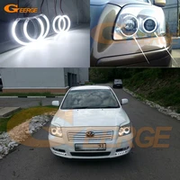 excellent ultra bright smd led angel eyes halo rings kit day light for toyota avensis t25 2003 2004 2005 pre facelift