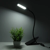 metal ultra bright led dimming color mixing bedroom bedside usb charging reading office table lamp with clamp