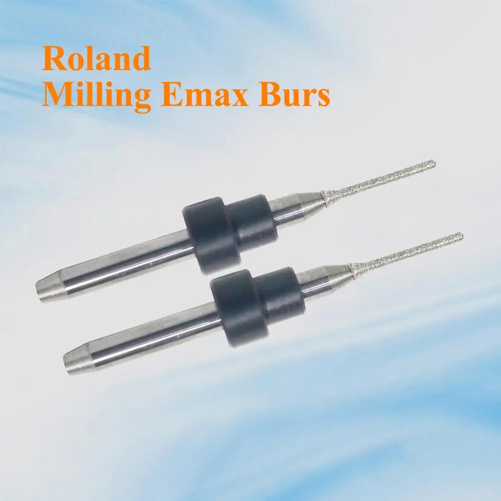 5pcs Roland CAD CAM Dental Milling Burs for Emax / Zirconia / PMMA