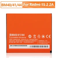 xiao mi original bm40 bm41 bm44 battery for xiaomi red mi 1s red mi 2 2a genuine replacement phone battery 2050mah