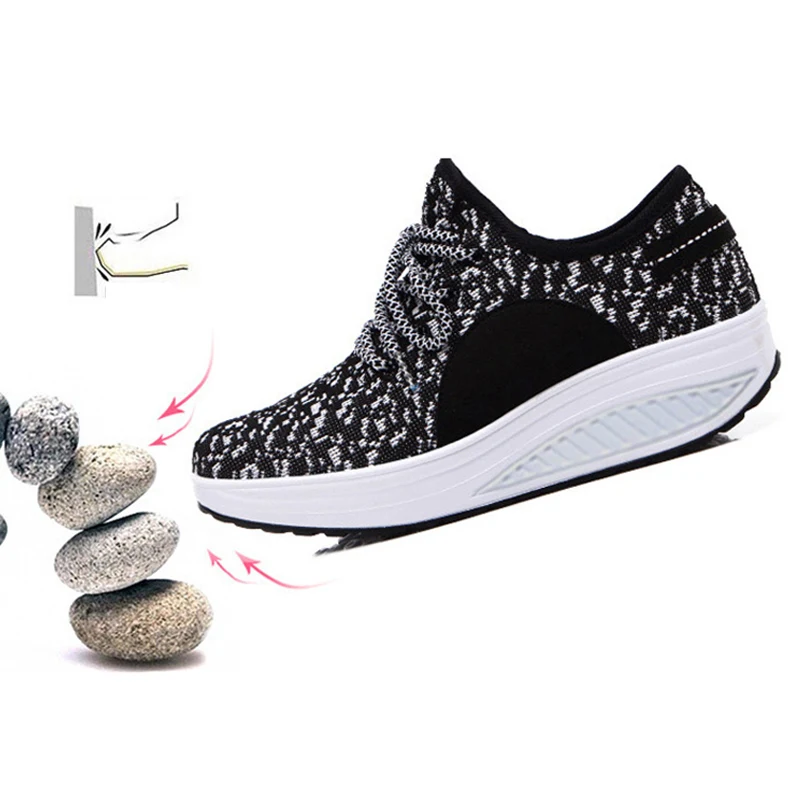 Женские кроссовки увеличивающие рост весна шнуровка повседневная женская обувь