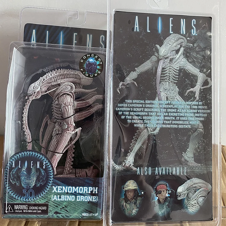 Экшн-фигурка Alien vs Predator NECA Albino персональный Дрон Ricco Frost ПВХ экшн-фигурка Xenomorph