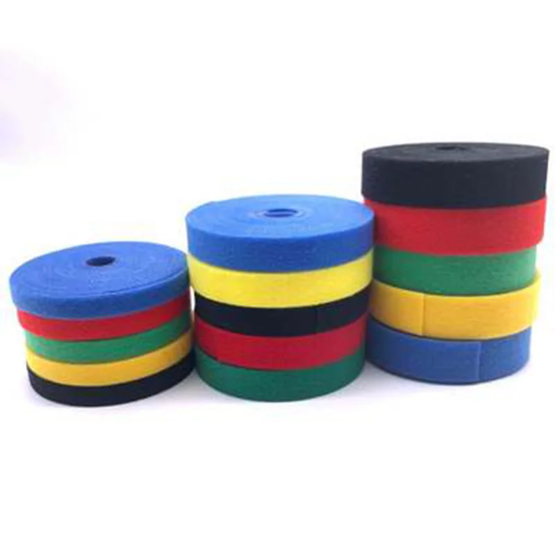

3Meters/Roll 20MM Velcros Tape Self-Adhesive Color Fastener Tape Strong Hooks Loops Cable Tie Reusable Magic Storage Tape