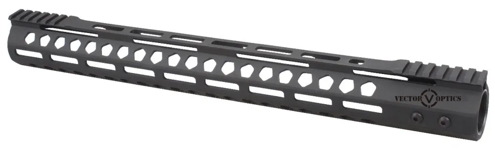 Векторная оптика M-LOK 17 дюймов поплавок Handguard Пикатинни кронштейн с стальной бочкой гайка прокладки Подходит AR15 M4 M16