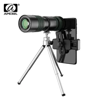 Монокуляр APEXEL HD 8-24x30 с зумом, Складной телескоп для смартфонов, охоты, кемпинга, большой дальности действия
