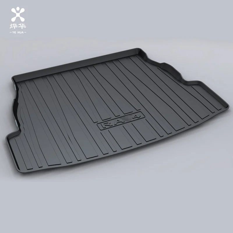 

Specialized For TOYOTA RAV4 2020 Trunk Mat TPO Custom Durable waterproof Floor Mat Protection Carpet Interior Car Accessories