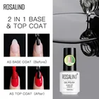 Гель-лак для ногтей ROSALIND 2 в 1, верхнее основание, гибридные Лаки, Гель-лак, основа и верхнее покрытие 7 мл, дизайн ногтей