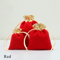 surprise price flannel small jewelry packaging drawstring pouch earphone storage bag flannel jewelry storage bag