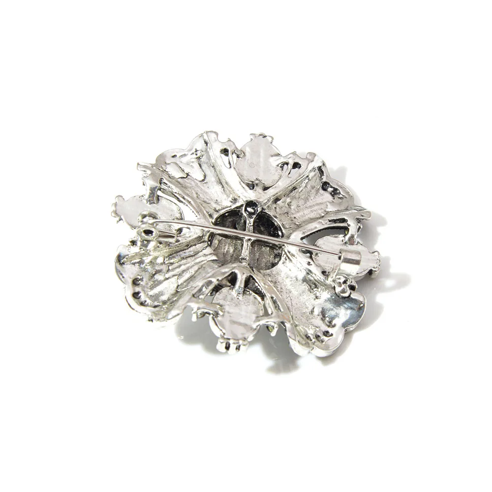 

Young Tulip Round Pearl Brooches For Women Bright Rhinestone Pins Crystals Fending Luxury Jewelry Suit For Unisex Gifts