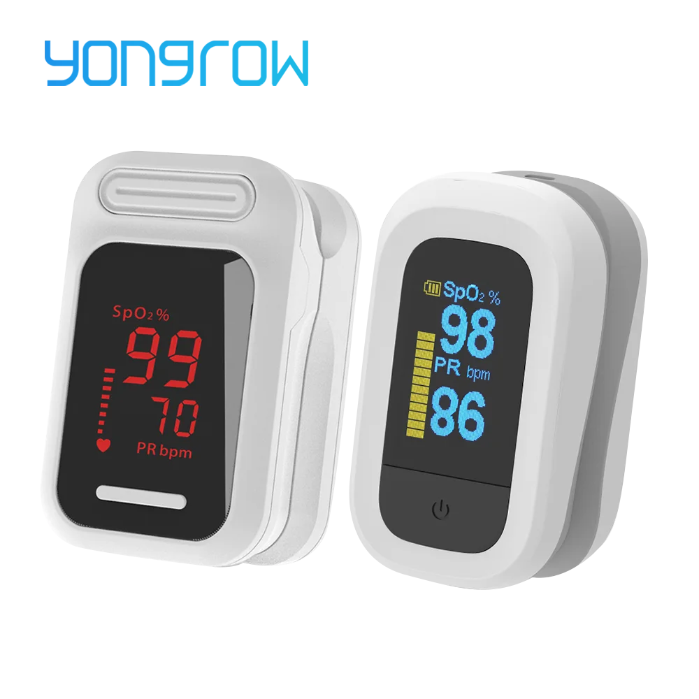 Yongrow Медицинский СВЕТОДИОДНЫЙ Пальчиковый Пульсоксиметр PR насыщение кислородом