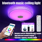 Современный RGB светодиодный потолочный светильник с Wi-Fi, лампа для дома, музысветильник с APP bluetooth для спальни, умная потолочная лампа с дистанционным управлением, 60 Вт