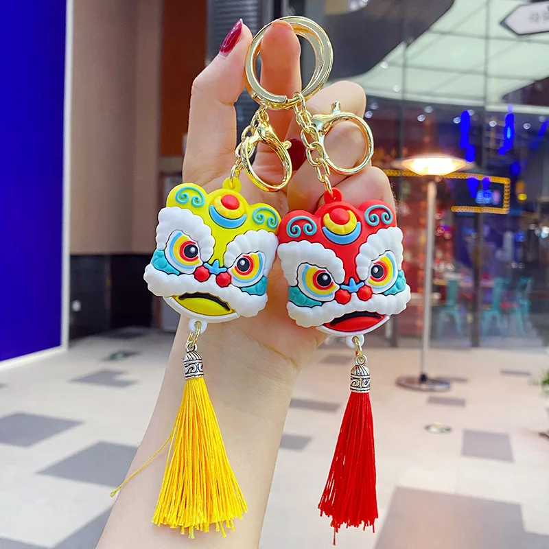 Для детей с рисунком в виде льва танец голова милые Креативные китайский Стиль