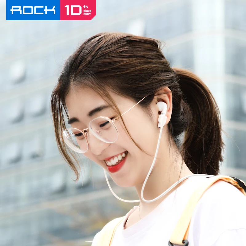 Силиконовый чехол для наушников ROCK s для huawei FreeBuds 2 Honor FlyPods, защитный Противоскользящий чехол с веревкой против потери