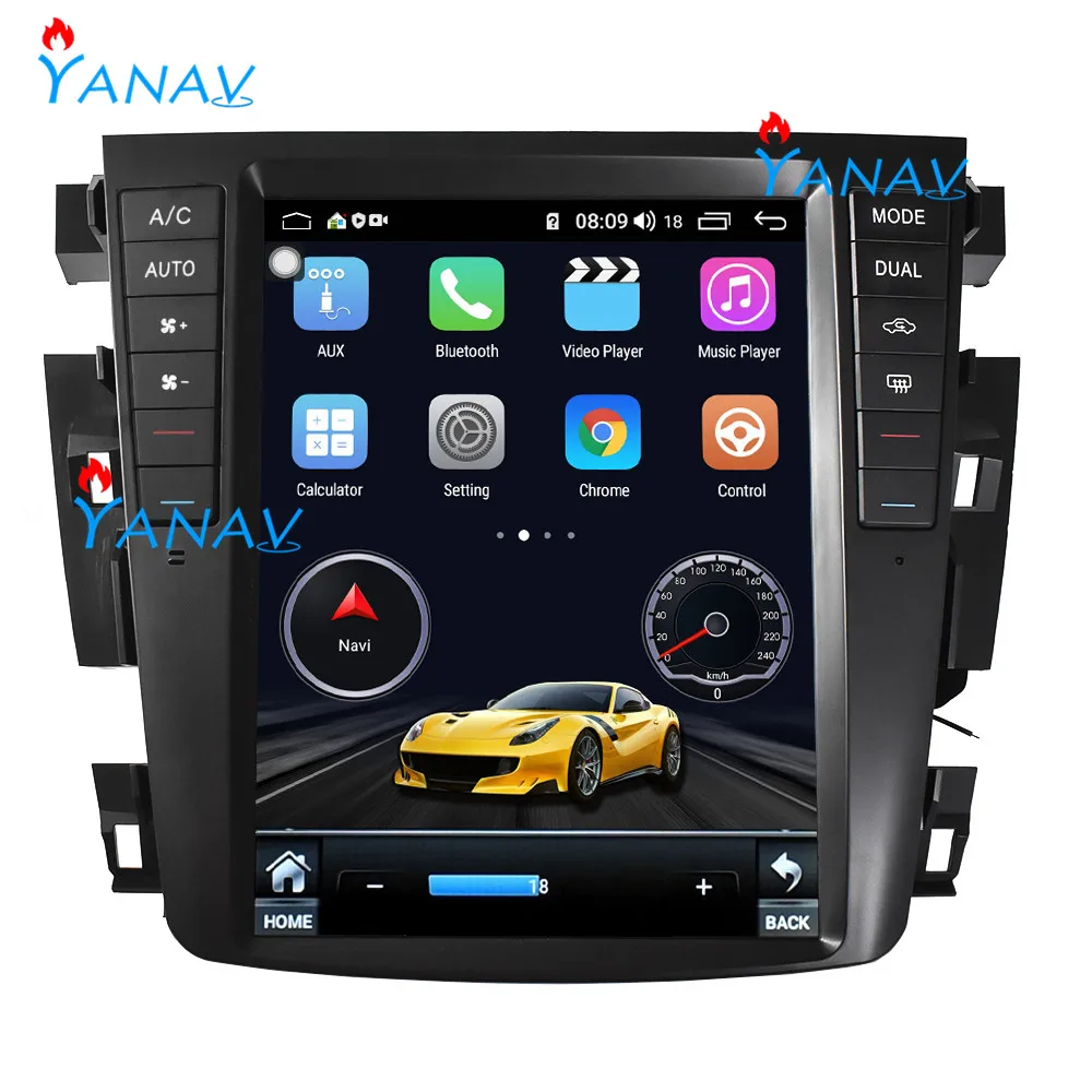 Автомобильный видеоплеер в стиле Tesla Android с GPS-Навигатором для Nissan teana 2003-2007