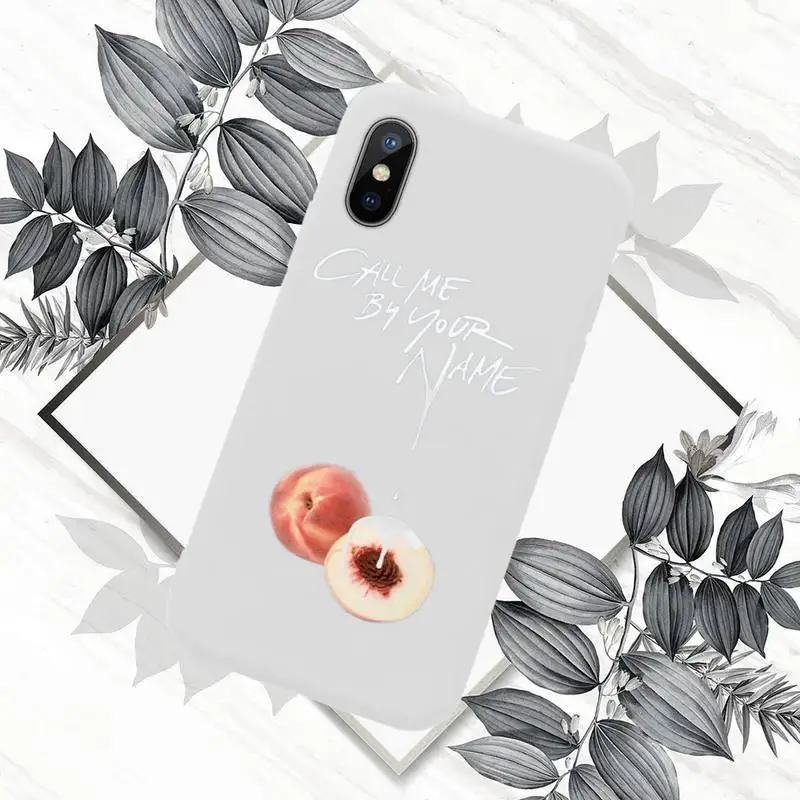 

call me by your name Phone Case Candy Color for iPhone 6 7 8 11 12 s mini pro X XS XR MAX Plus