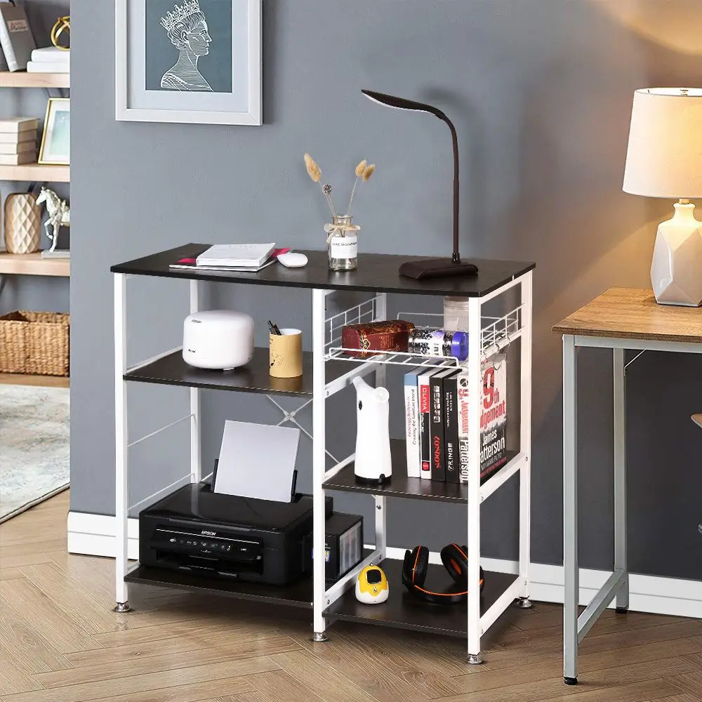 Кухонная полка для пекарских печенья хранения 4-уровневая + 3-ярусная книг специй