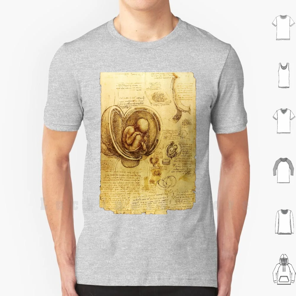 View Of A Fetus In The Womb , Ob-Gyn T Shirt DIY Cotton Big Size S-6xl Unborn Child Baby Embryo Pregnancy Obstetrics