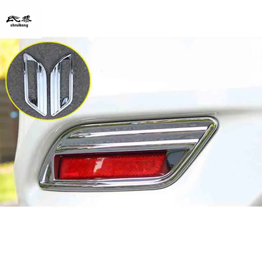 Задние противотуманные фары 2 шт./лот из АБС-углеродного волокна декоративная