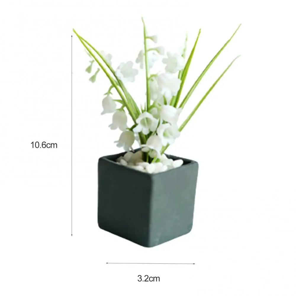 

Bellflower Design Miniature Dollhouse Model Home Windowsill Photo Prop Decor Dollhouse Decoration Accessorie Plant Pot Diy Craft