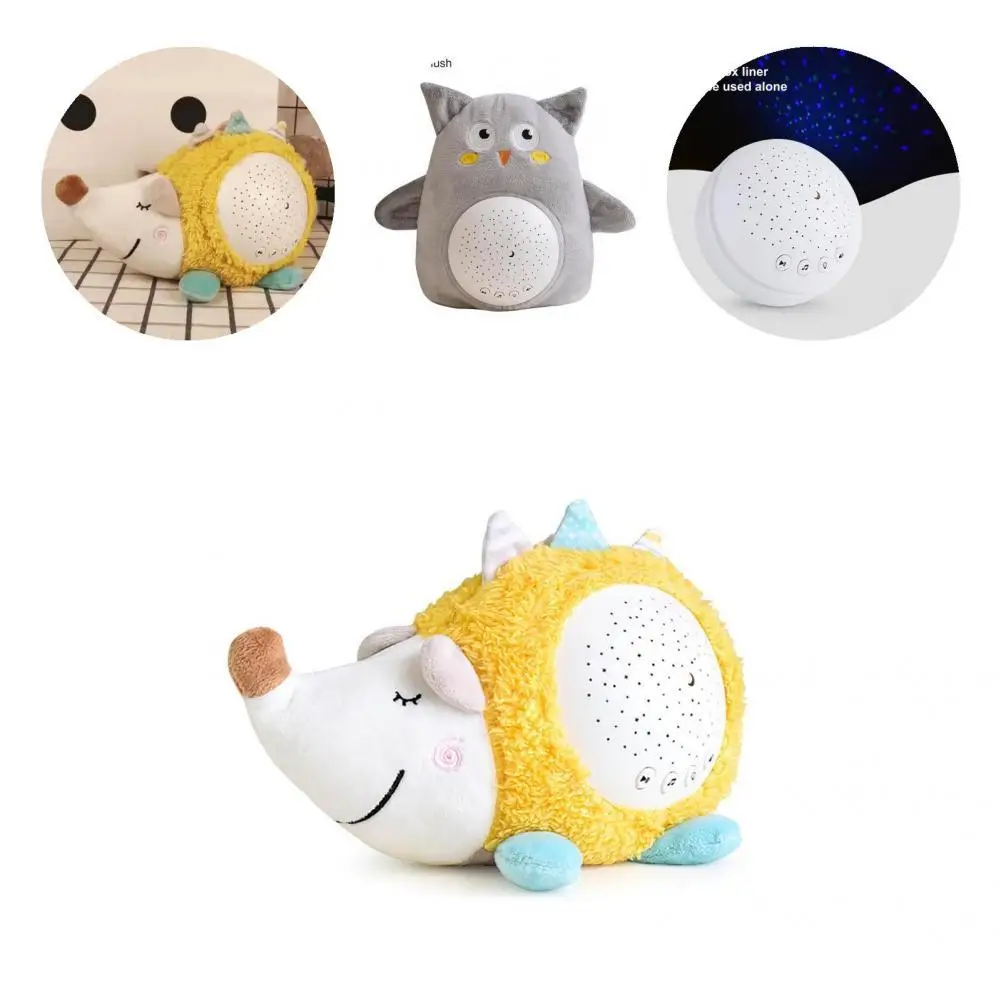 

Plush Night Lamp Cartoon Animal Shape Fluffy Ornament Natural Music Lighting Plush Toy Plush Light for Baby