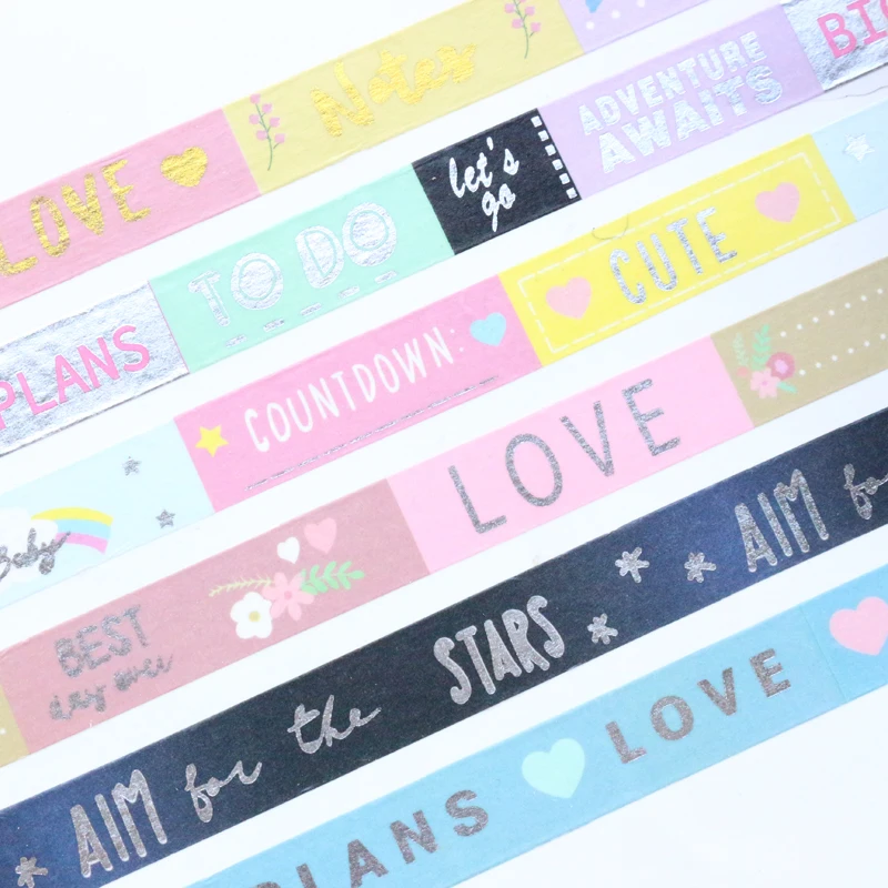 Милые конфеты Domikee японская фольга Васи ленты скрапбукинг журнал планировщик