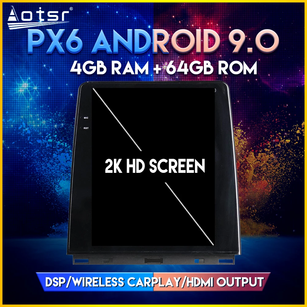 

AOTSR PX6 Автомобильный GPS Navi Радио для Renault Clio 2020 Android 9,0 Tesla стиль вертикальный экран GPS навигация плеер DSP CARPLAY