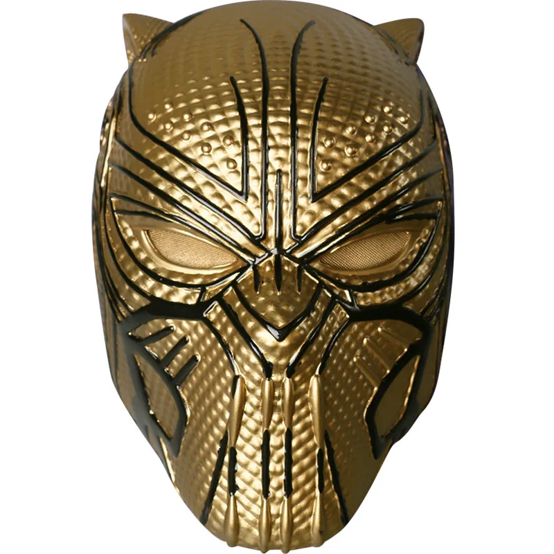 Супергерой злодей Эрик килмонгер ПВХ маски Косплей Костюм Хэллоуин шлемы