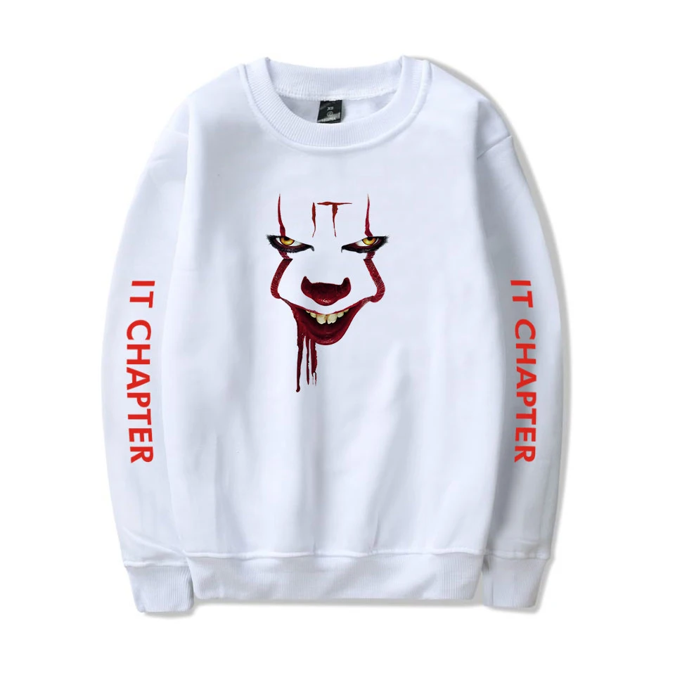 Мужская зимняя флисовая повседневная одежда с принтом ужасов Джокера модель 2019