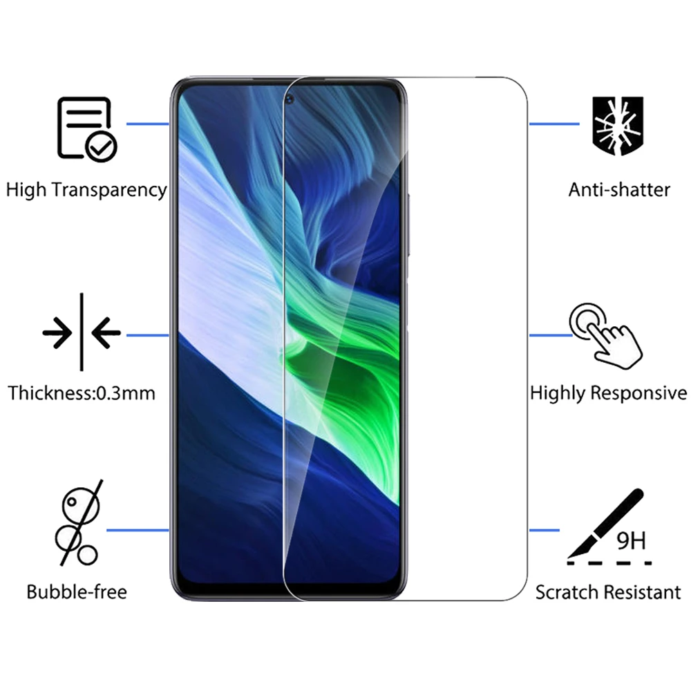 3pcs tempered glass for infinix note 10 pro 8 7 8i screen protector for infinix hot 9 10 play 10s nfc 8 10 lite 9pro safety film free global shipping