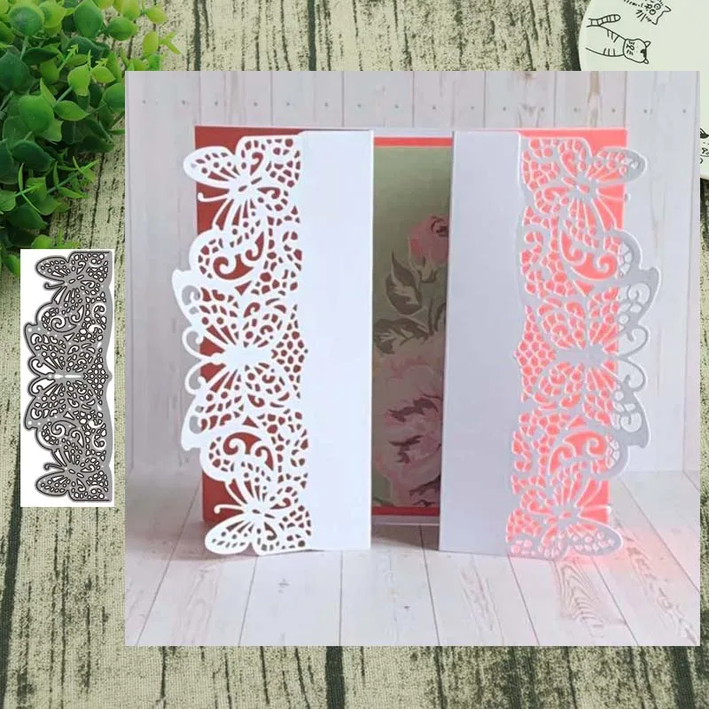 

Metal Cutting Dies Butterfly lace Embossing Scrapbooking Stencil Craft Cut Die For DIY Card Crafts Handmade