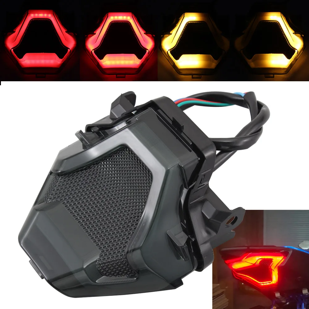 

Motorcycle LED Brake Light Taillight Turn Signals Blinker Running DRL Lamp For Yamaha YZF R3 MT-07 YZF-R3 R25 MT07 FZ07 MT25