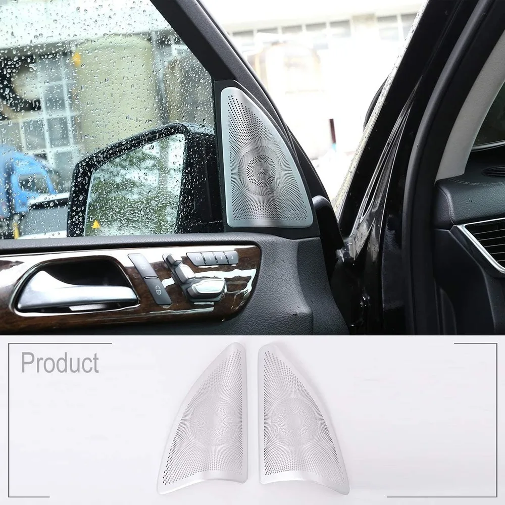 Алюминиевый сплав двери автомобиля аудио твитеры динамик крышка украшения