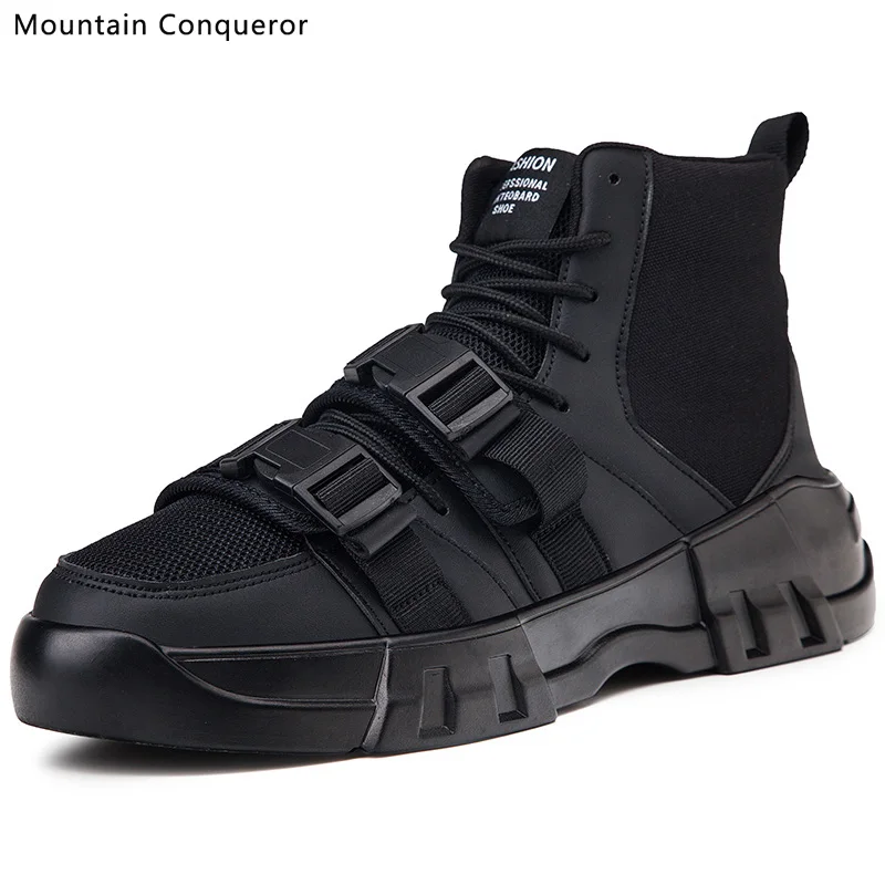 Горные завоеватели сезон осень зима модные мужские ботинки в винтажном стиле
