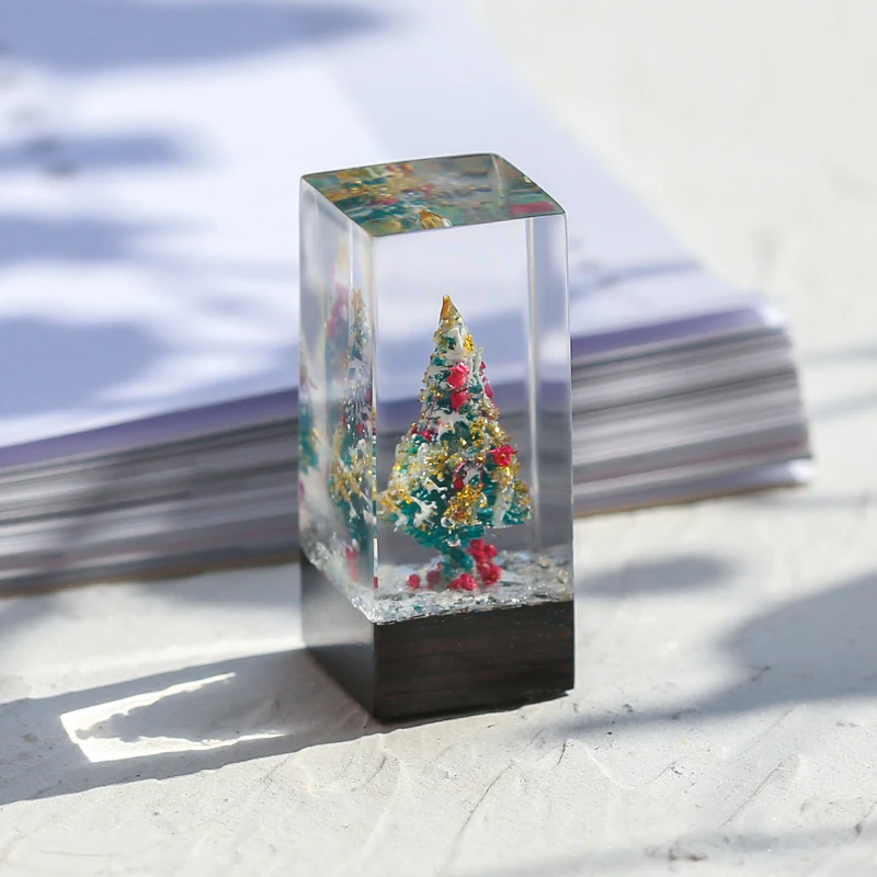 

Под заказ, китайская Искусственная елка, фотобумага с именем из смолы, новый год, фотоаксессуары, подарки 2x2 см, квадратные деревянные Фотооб...