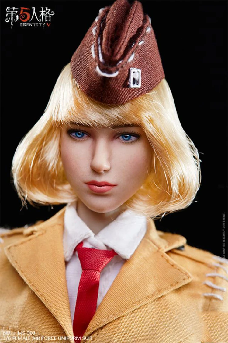 

1/6 Sexy Female Solider Identity V Women's Air Force Head Clothes Set for 12'' VERYCOOL Largest Bust Body Collectible In Stock