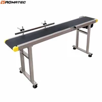 Free shipping Date Code Inkjet Printer  food Industry production line  adjustable Speed Rubber PVC Portable Conveyor Belt