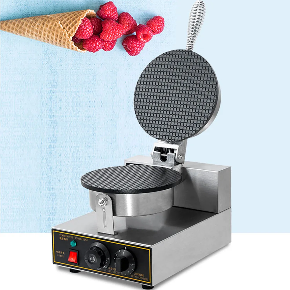 Cone Machine Ice Cream Crust Machine Crispy Crust Machine Cone Baking Machine Crepe Making Machine Crispy Egg Roll Machine