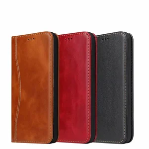 deluxe top layer cowhide wallet support for iphone xr xs max dual card slot for a wallet for iphone11pro max phone case fhx lb free global shipping