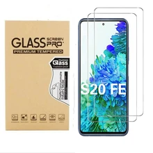 2PCS Screen Protector for Samsung Galaxy S20 FE 5G Tempered Glass 9H Hardness Anti Scratch Bubble Free