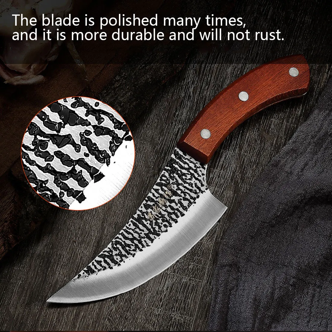 

Hot Sale 5 6 7 inch Boning Knife for Fishing Meat Cleaver Fruit Vegetables Cutting Cooking Cutter Butcher Knife 2021