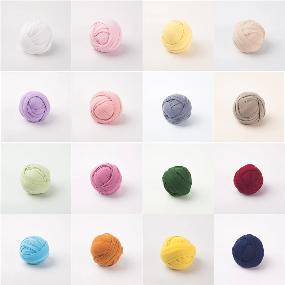 

Newborn Baby Photography Props Wrapped In Cloth Blanket Wrapped In Elastic Knitted Fabric Decorated With Milk Silk Wrapped Towel